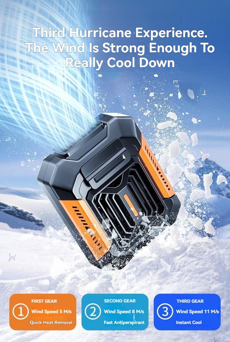 3-in-1 Portable Fan with Built-In Power Bank