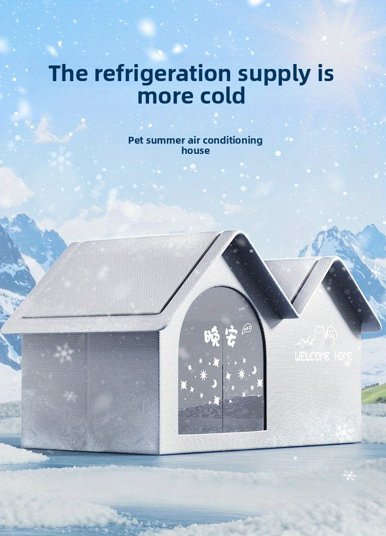 Summer Pet Air-Conditioned House for Cats and Dogs