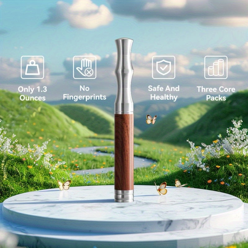 Inhaler with Natural Plant Core