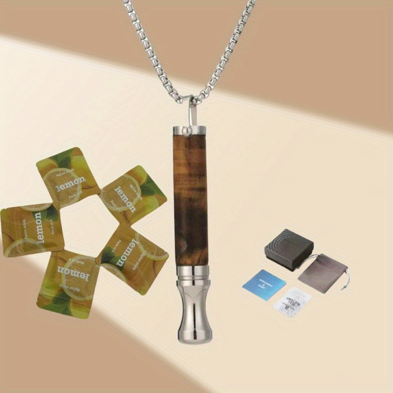 Inhaler with Natural Plant Core