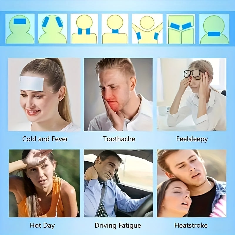 8-Hour Cooling Gel Patches for Physical Cooling