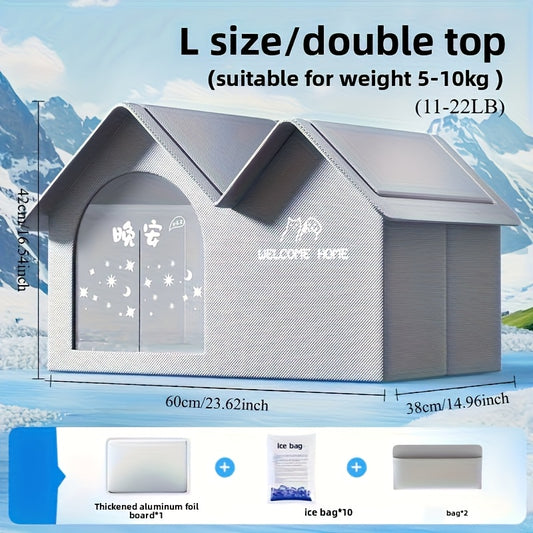 Summer Pet Air-Conditioned House for Cats and Dogs
