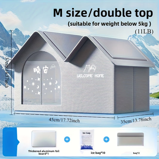 Summer Pet Air-Conditioned House for Cats and Dogs