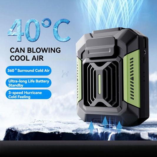 3-in-1 Portable Fan with Built-In Power Bank