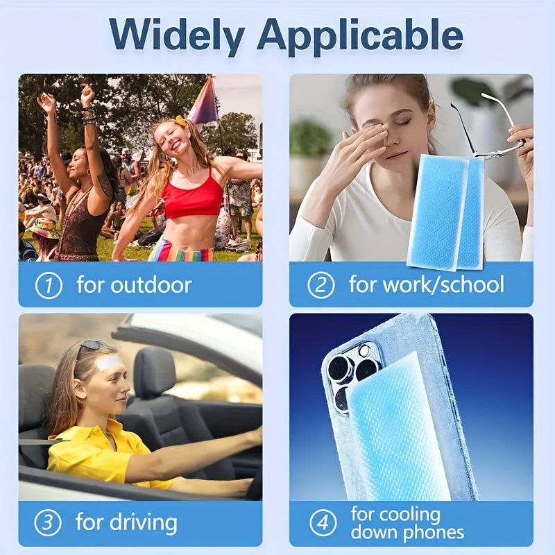 8-Hour Cooling Gel Patches for Physical Cooling